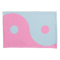 Yin Yang Rosa Y Azul Vintage