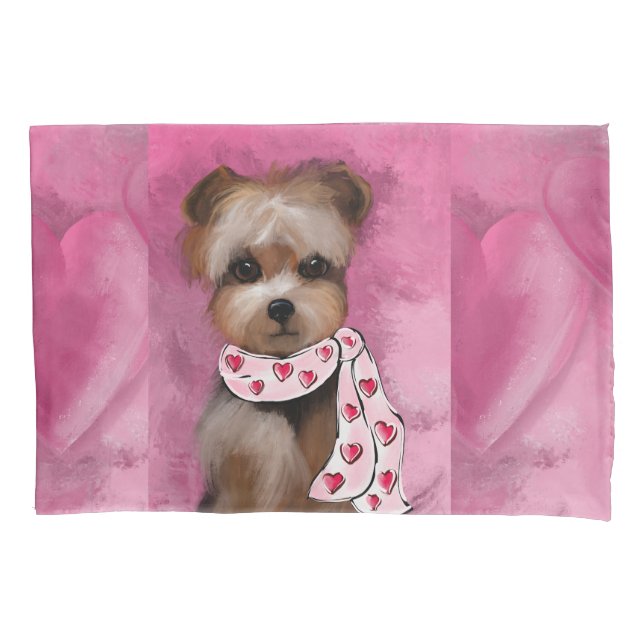 FUNDA DE COJÍN YORKIE           (Anverso)
