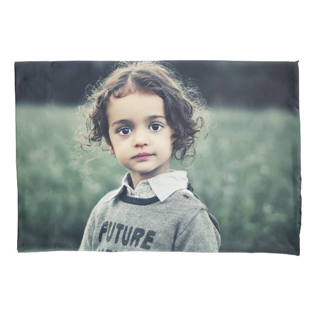 Funda De Cojín Your Custom Photo Pillowcase (Anverso)