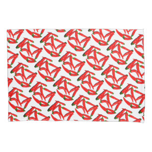 Funda De Cojín Yummy Red Hot Spicy Chili Peppers Pattern