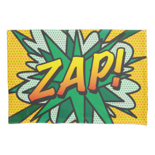 Funda De Cojín ZAP KAPOW Diversión Retro Arte Pop Comic