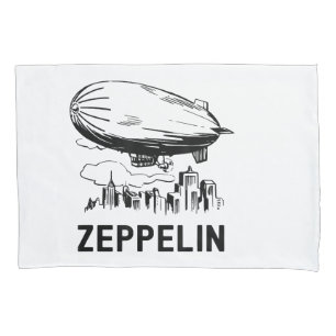 Funda De Cojín Zepelín Retro Vintage - Boceto de Dirigible