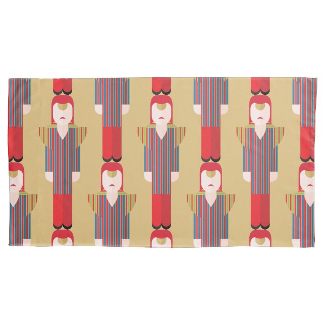 Funda De Cojín Ziggy – Glam Rock Pillowcase (Anverso-izquierdo)