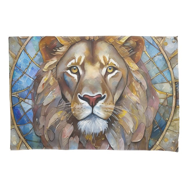Funda De Cojín Zodíaco - Leo el León (Anverso)
