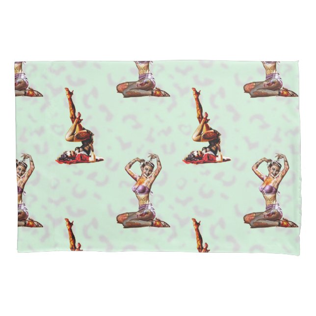 Funda De Cojín Zombie Pin Ups (Anverso)