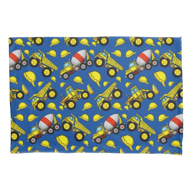 Funda De Cojín Zona de construcción (Anverso)