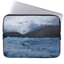 Funda de computadora escénica del glaciar azul rot