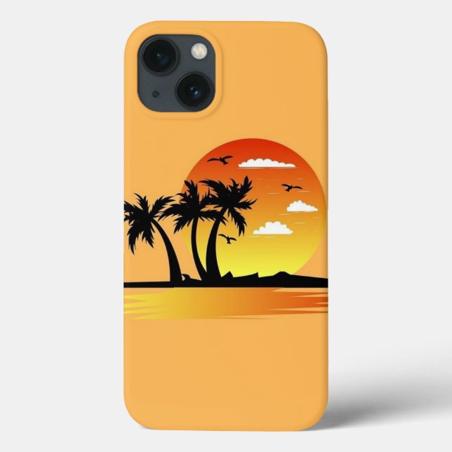 Funda De Cubierta De Teléfono En Color Amarillo Pa (Reverso)