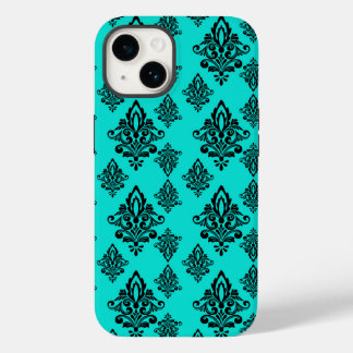 Funda de Damask de Iphone - Verde azulado oscuro