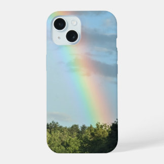 funda de diseño de arco iris para iPhone 15