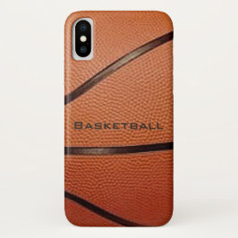Funda de diseño de baloncesto para iPhone X