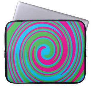 Funda de diseño de molino colorido para portátil