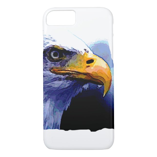 Funda de Eagle Eye Eye Artwork iPhone 7 (Reverso)