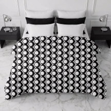 Black White Modern Geometric Pattern