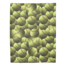 Cubierta completa Multiball del softball amarillo
