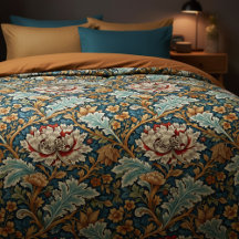 Patrón Floral Inspirado en William Morris