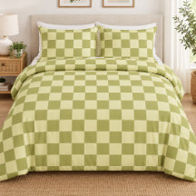 Verde salvia y beige a cuadros