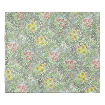 Vintage William Morris Bower Flores verdes