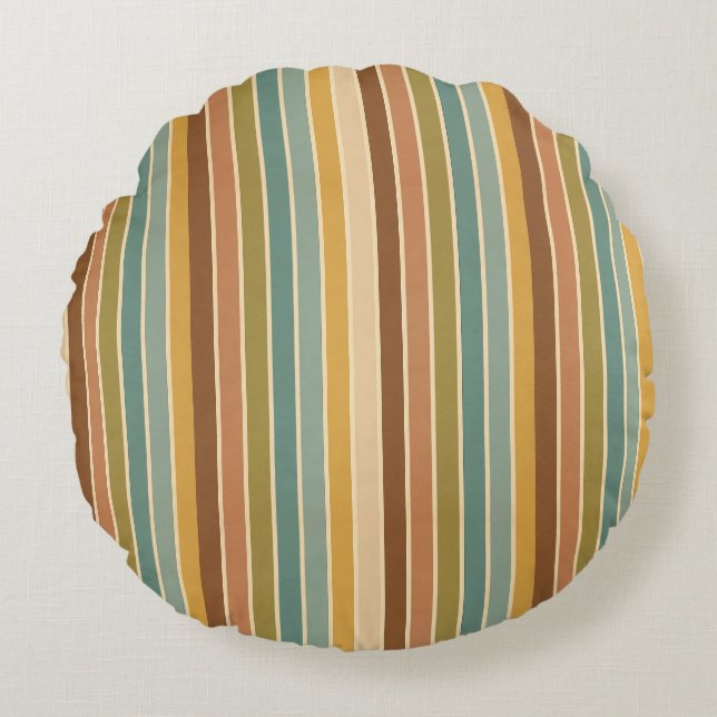 Funda de edredón y fundas de almohada con rayas Re (Anverso)