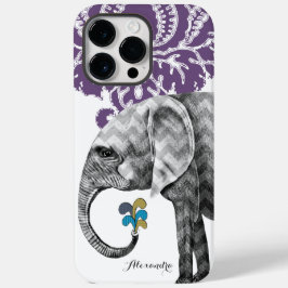Funda de Elephant Damask iPhone 7 personalizado