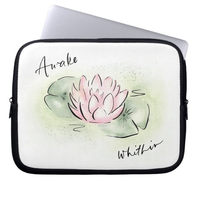 Funda de flores de Lotus | Portátil de Tablet PC | (Frente)
