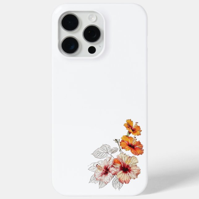 funda de flores iPhone 15 Pro Max (Reverso )