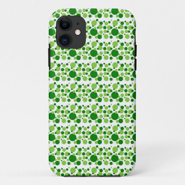Funda de Green Polka Dot iPhone 5 (Reverso)