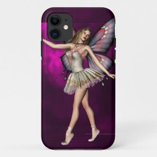 Funda de identificación de Ballerina Fairy Artwork