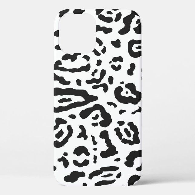 Funda de impresión de animales de leopardo negro y (Reverso )