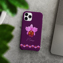 Funda de impresión de Cattleya Orchid Personalizad