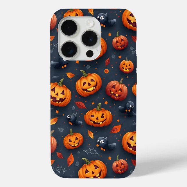 Funda de iPhone15 Pro Max con tema de Halloween (Reverso )