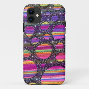 Funda de iPhone 11 con círculo arco iris