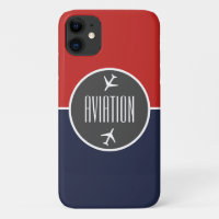 Funda de iPhone 11 de aviación piloto