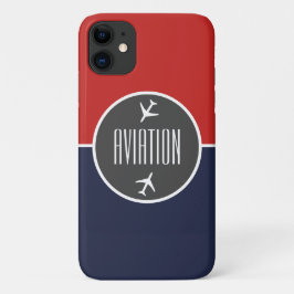 Funda de iPhone 11 de aviación piloto