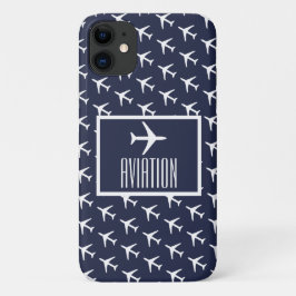 Funda de iPhone 11 de aviación piloto