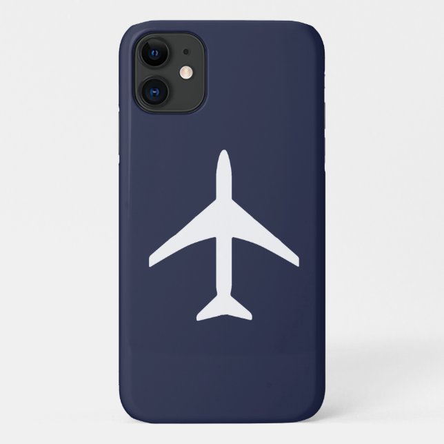 Funda de iPhone 11 de aviación piloto (Reverso)