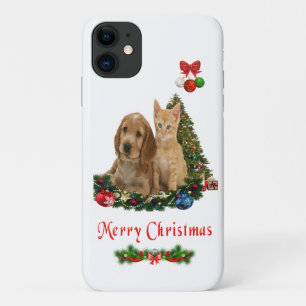 Funda de iPhone 11 de pipa y gatito