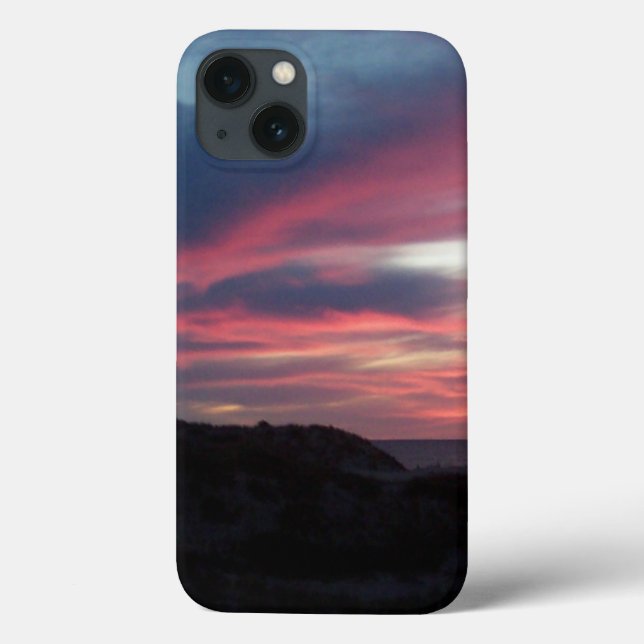 Funda de iPhone 13 de Funda-mate rosa Sunset (Reverso)