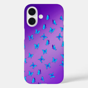 Funda de iPhone 16 Butterflies iluminado por la lu