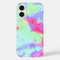 Funda de iPhone 16 con bandeja de pintura arcoiris
