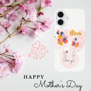 Funda de iPhone 16 con globo de acuarela personali