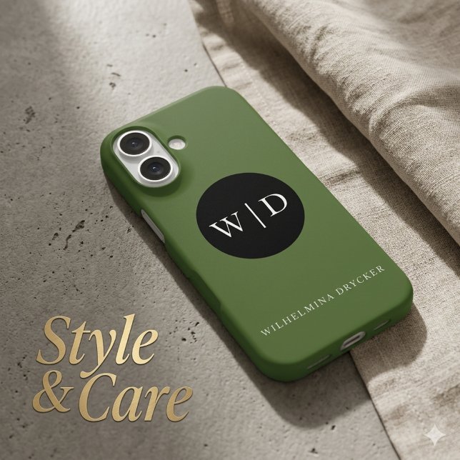 Funda de iPhone 16 personalizado con su nombre (Personalized iPhone 16 Case with Your Name)