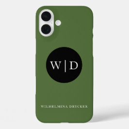 Funda de iPhone 16 Plus personalizado con su nombr