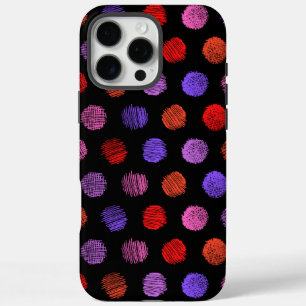 Funda de iPhone 16 Pro Max con patrón colorido osc