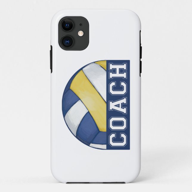 Funda de iPhone 5/5S entrenador de voleibol (Reverso)