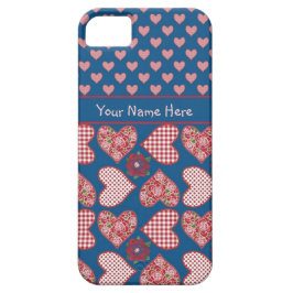 funda de iPhone 5/5s para personalizar: Corazones 