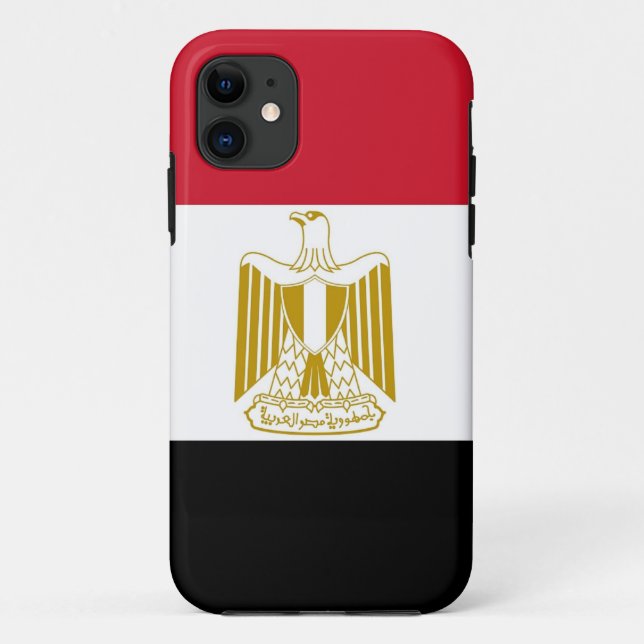 FUNDA de IPhone 5 con bandera de Egipto (Reverso)
