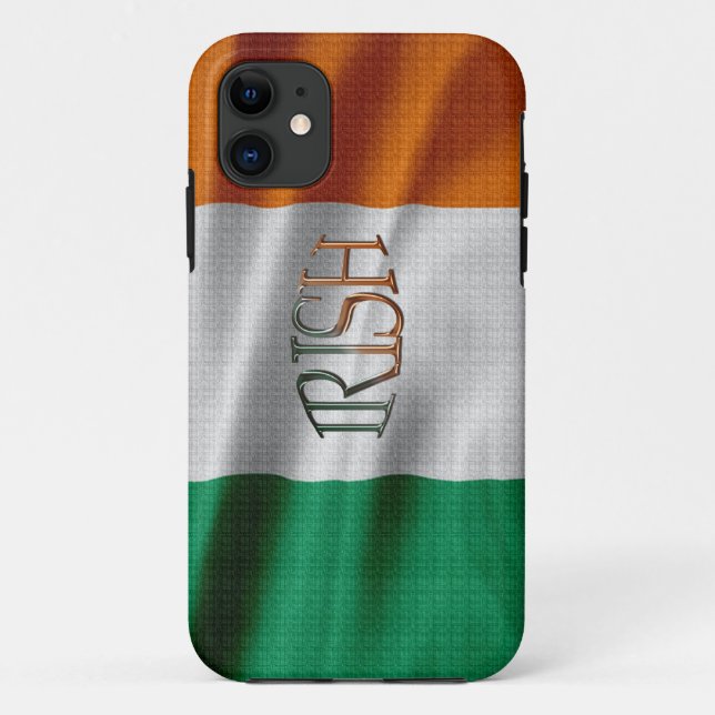 Funda de iPhone 5 de bandera irlandesa (Reverso)