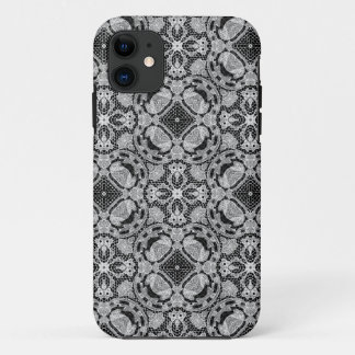 Funda de iPhone 5 en blanco y negro de encaje
