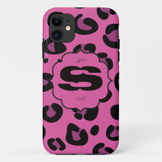 Funda de iPhone 5 Mate Barely There™ de Leopard Ro (Reverso)